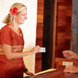 Beach Resort Front Desk Worker